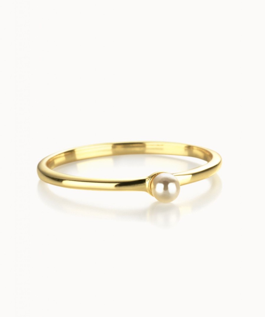 Salome Schmuck Ringe Gold | Perlenring Lilith