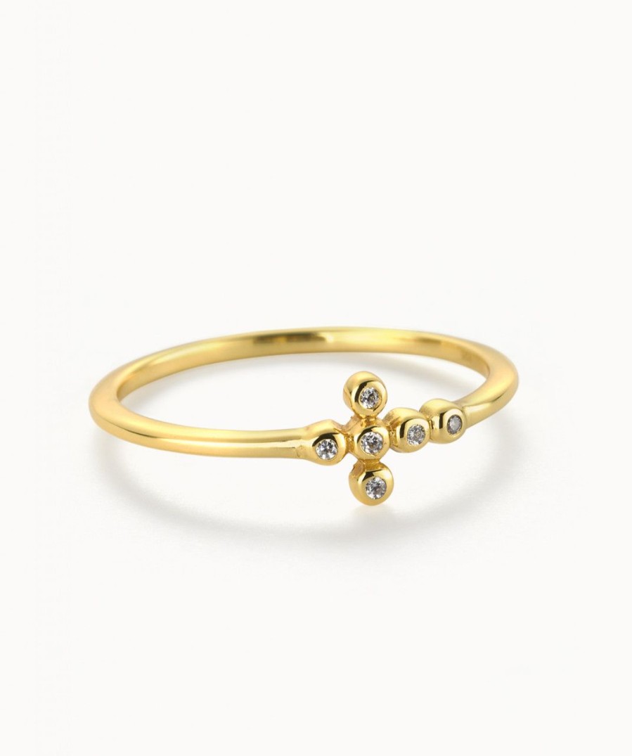 Salome Schmuck Ringe Gold | Kreuz Ring Marisa