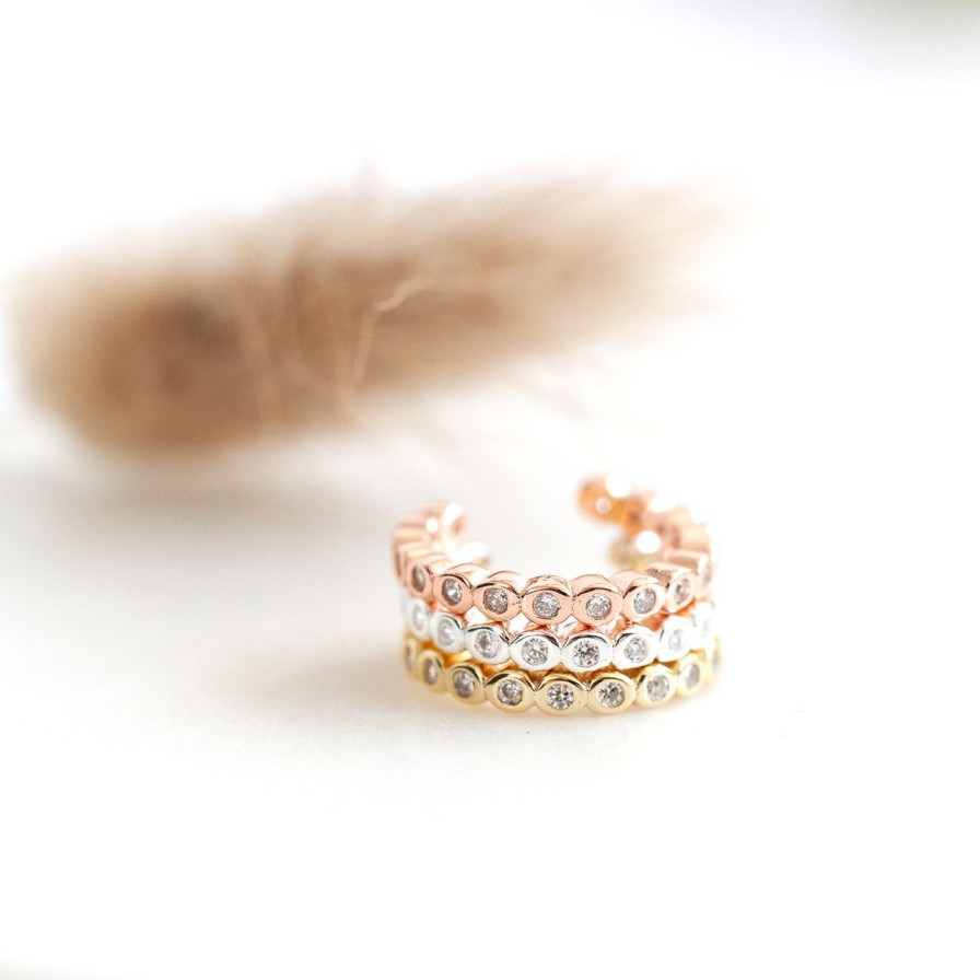 Salome Schmuck Rosegold Ohrringe | Ear Cuff Lana