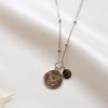 Salome Schmuck Ketten Mit Gravur | Coin Portrait Anhanger