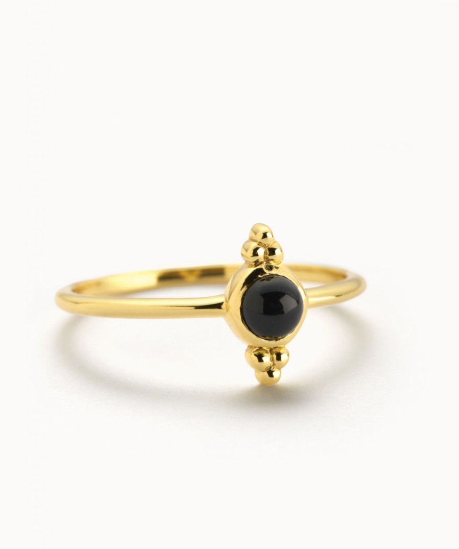 Salome Schmuck Ringe Gold | Onyx Ring Ella