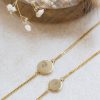 Salome Schmuck Ketten Mit Gravur | Mutter & Kind Armbander Set Pusteblumen Echtgold