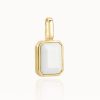 Salome Schmuck Goldketten | Miracle Stone Collection Weiser Achat Square