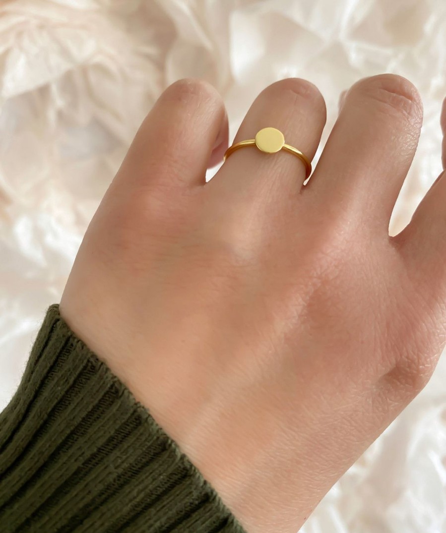 Salome Schmuck Ringe Gold | Gravur Ring Hannah