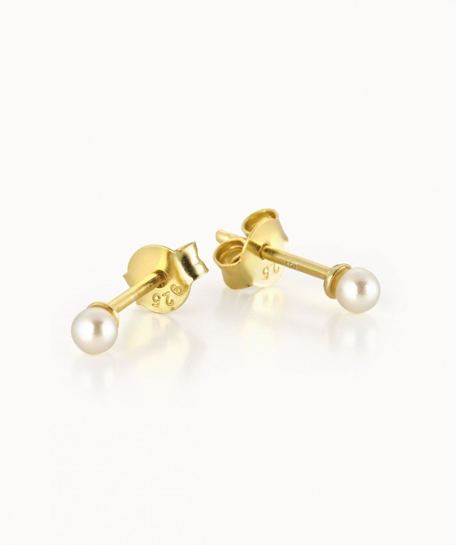 Salome Schmuck Gold Ohrringe | Mini Perlen Ohrstecker Lilith