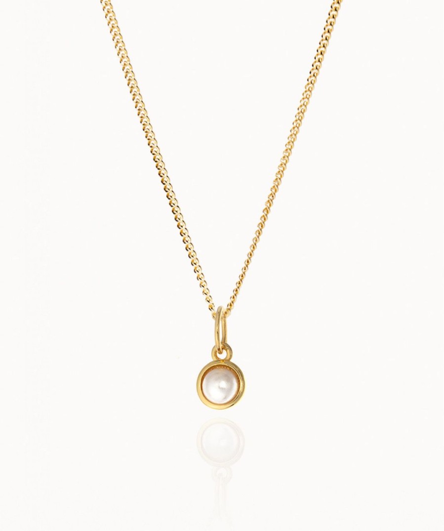 Salome Schmuck Goldketten | Perlen Anhanger Clara