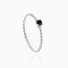 Salome Schmuck Ringe Silber | Ring Alice Mit Onyx