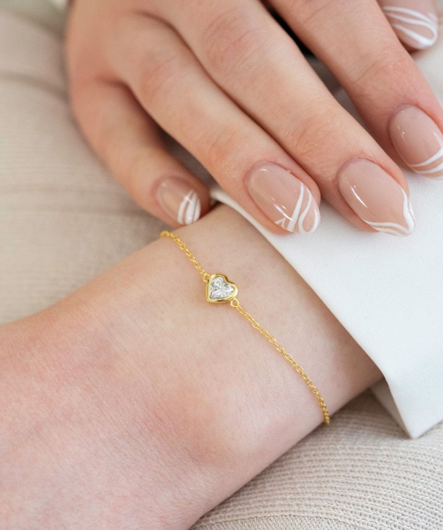 Salome Schmuck Goldarmbander | Herz Armband Anny