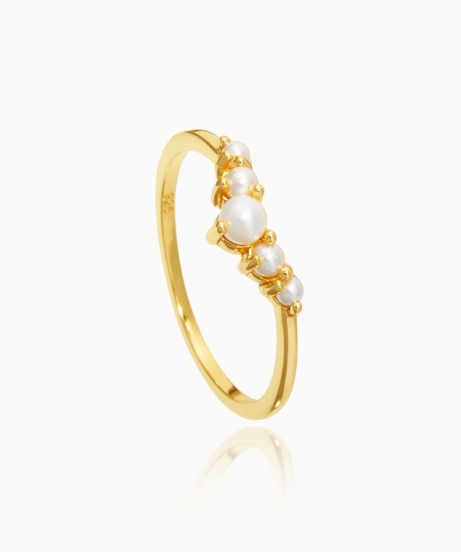 Salome Schmuck Ringe Gold | Ring Nova Mit Perlen