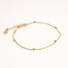 Salome Schmuck Goldarmbander | Anker-Kugelarmband