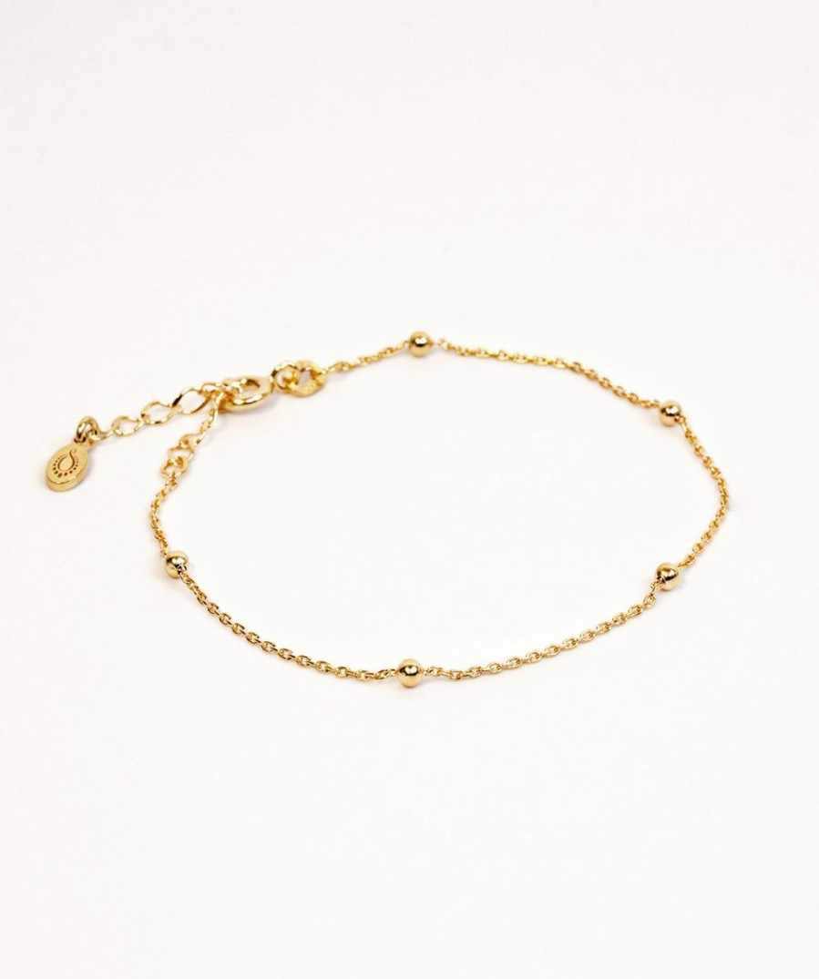 Salome Schmuck Goldarmbander | Anker-Kugelarmband