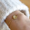 Salome Schmuck Armbander Mit Gravur | Coin Armband Mit Fingerabdruck Echtgold