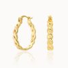 Salome Schmuck Gold Ohrringe | Braided Creolen