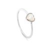 Salome Schmuck Ringe Silber | Herz Ring Amelie Mit Opal