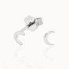 Salome Schmuck Silber Ohrringe | Mond Ohrstecker