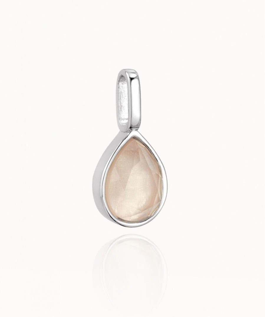 Salome Schmuck Silberketten | Miracle Stone Collection Rosenquarz Teardrop