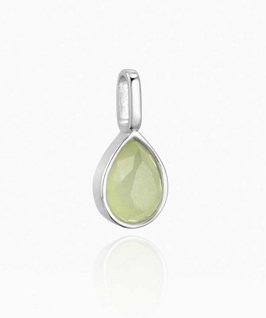 Salome Schmuck Silberketten | Miracle Stone Collection Gruner Chalcedon Teardrop