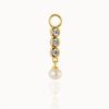 Salome Schmuck Charms | Zirkonia & Perlen Charm Anhanger Fur Creolen