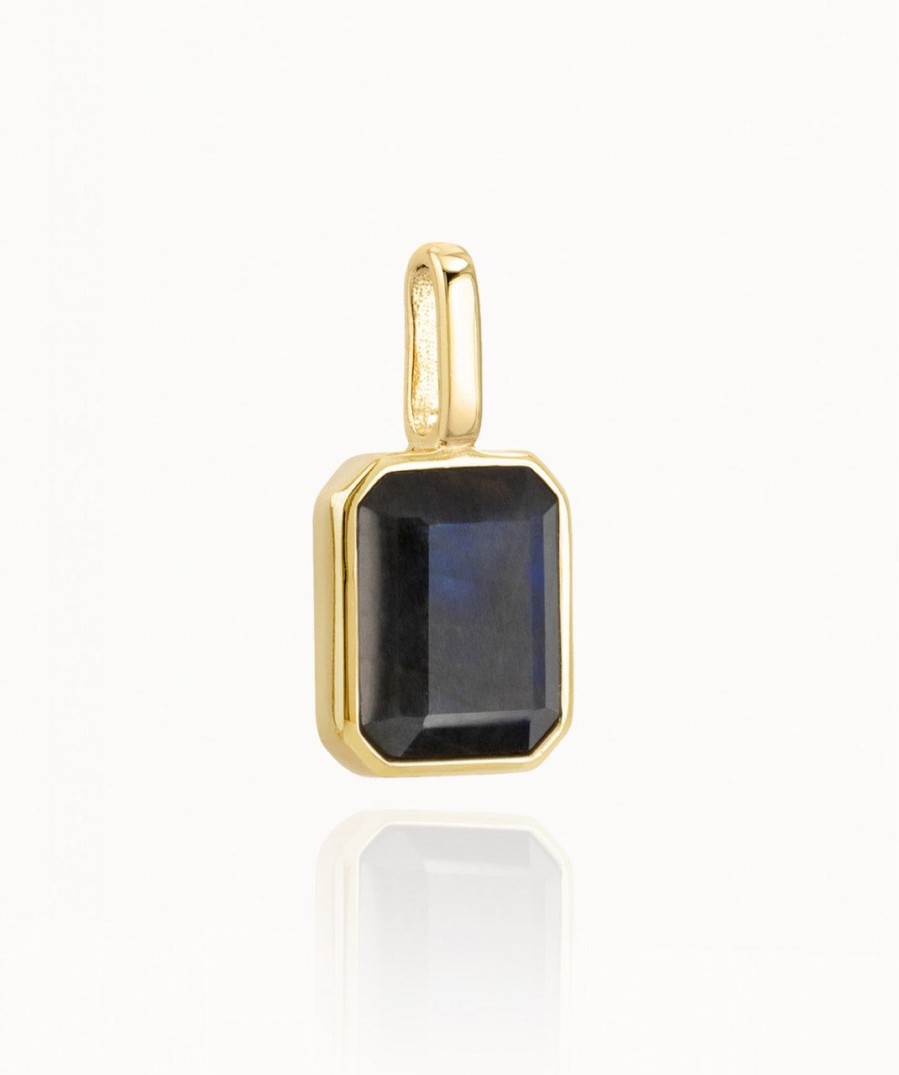 Salome Schmuck Goldketten | Miracle Stone Collection Labradorit Square