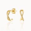 Salome Schmuck Gold Ohrringe | Ohrstecker Feya