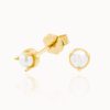 Salome Schmuck Gold Ohrringe | Perlenstecker Lilia